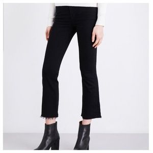 All Saints Zoe Cropped Bootcut Stretch-denim Jeans